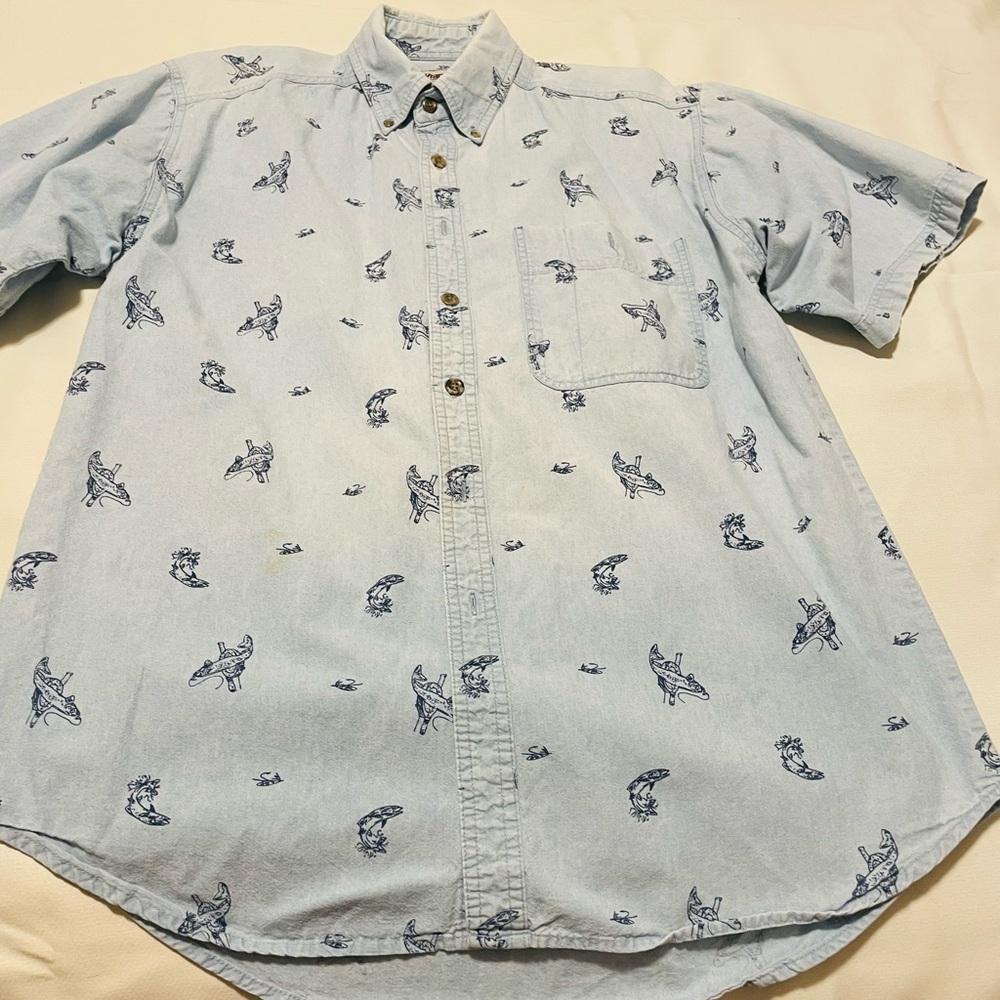 Vintage wranglers button down